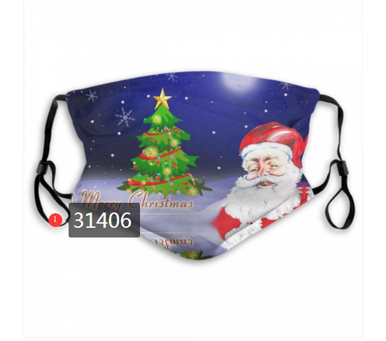 2020 Merry Christmas Dust mask with filter 17->mlb dust mask->Sports Accessory